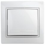 Выключатель Intro Plano 1Э-101-01 одноклавишный 10А-250В