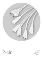 Разветвитель сетевой для фитолампы ЭРА FITO 5х IEC C7 (2 pin) 2 м для подключения 5 светильников купить оптом недорого