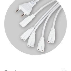 Разветвитель сетевой для фитолампы ЭРА FITO 5х IEC C7 (2 pin) 2 м для подключения 5 светильников купить оптом недорого
