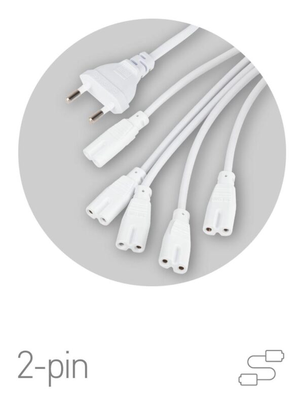 Разветвитель сетевой для фитолампы ЭРА FITO 5х IEC C7 (2 pin) 2 м для подключения 5 светильников купить оптом недорого