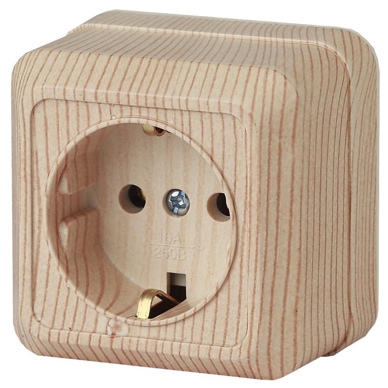 Розетка Intro Quadro 2-202-11 с заземлением 2P+E Schuko Розетка Intro Quadro 2-202-11 с заземлением 2P+E Schuko