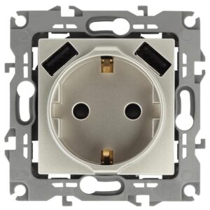 14-4109-04 ЭРА Розетка 2P+E 16A-250В