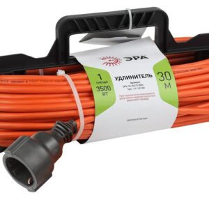 Удлинитель силовой ЭРА UFx-1e-3x1.5-30m на рамке c заземлением 1 розетка 30м ПВС 3x1.5мм2 купить оптом недорого