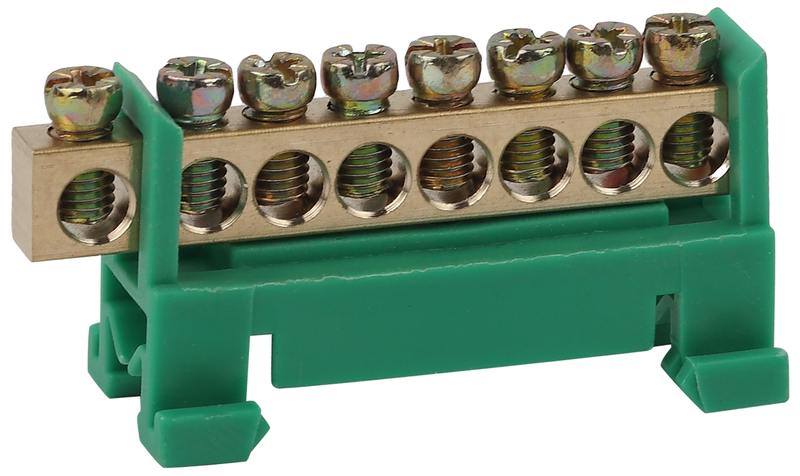 Шина ЭРА NO-222-79-1 PE земля в изоляторе типа стойка ШНИ 6х9-8-Д-Зеленый оптом купить хорошая цена Шина ЭРА NO-222-79-1 PE земля в изоляторе типа стойка ШНИ 6х9-8-Д-Зеленый купить оптом недорого