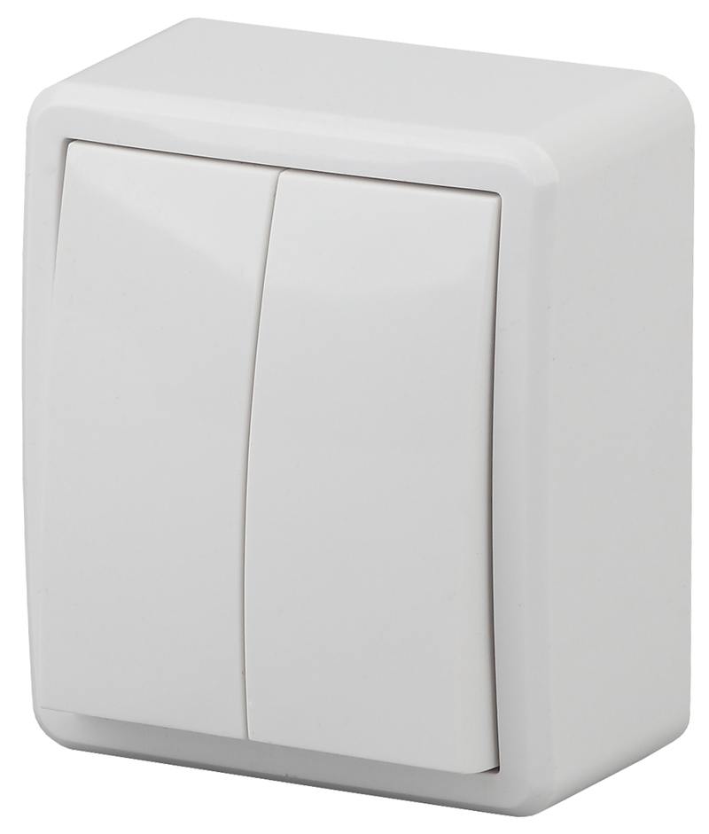 11А-1204-01 ЭРА Выключатель двойной 11А-1204-01 ЭРА Выключатель двойной