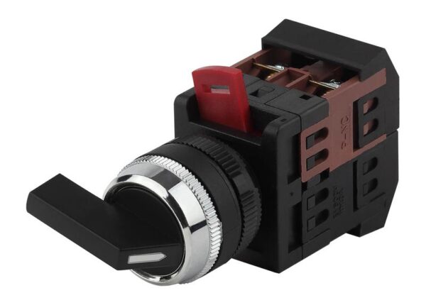 Переключатель ЭРА BSW10-ALC-2-K02E АLС-22 черная длинная рукоятка на 2 фиксированных положения I-0 1з+1р купить оптом недорого