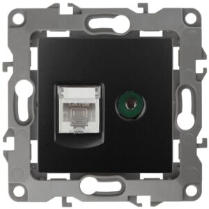 12-3110-05 ЭРА Розетка комбинированная RJ45+TV