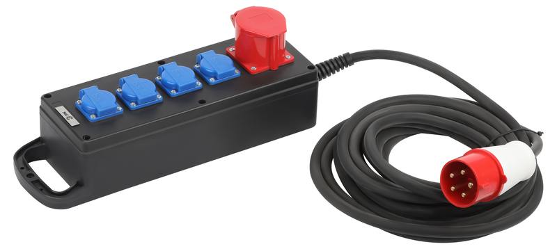 Удлинитель силовой ЭРА IND380-U-5e-5x2 Удлинитель силовой ЭРА IND380-U-5e-5x2