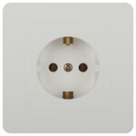 Розетка Intro 7-202-01 Style с заземлением 2P+E Schuko