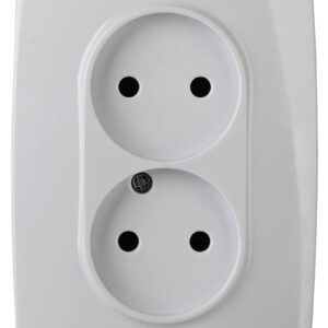 12-2107-01 ЭРА Розетка 2X2P