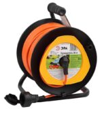 Удлинитель силовой ЭРА RPx-1e-3x1.5-50m для газонокосилки c заземлением 50м 1 розетка ПВС 3х1.5мм2 купить оптом недорого