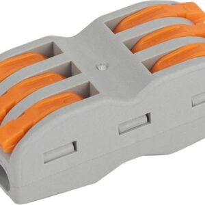 Клемма ЭРА серия 423 проходная 3 плюса с рычагом 0.08-4мм2 упаковка 50 шт купить оптом недорого