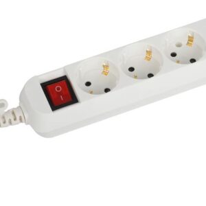 5m-USB c заземлением с выключателем 3 розетки + 3xUSBA 1