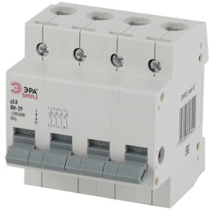 Выключатель нагрузки ЭРА SIMPLE SIMPLE-mod-69 4P 40А ВН-29 купить оптом недорого