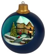 Светодиодная новогодняя фигура ЭРА EFIS-S04 композиция Шар мультиколор 3*АА 15*15*17 см купить оптом недорого