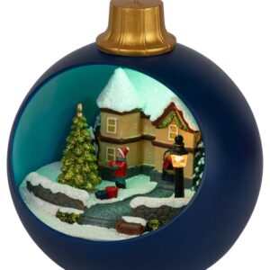 Светодиодная новогодняя фигура ЭРА EFIS-S04 композиция Шар мультиколор 3*АА 15*15*17 см купить оптом недорого