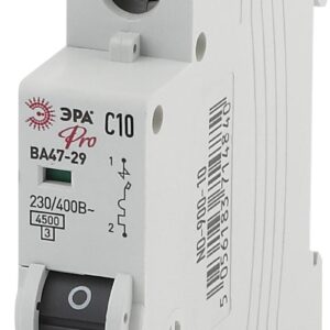 Автоматический выключатель ЭРА PRO NO-900-10 ВА47-29 1P 10А кривая C 4