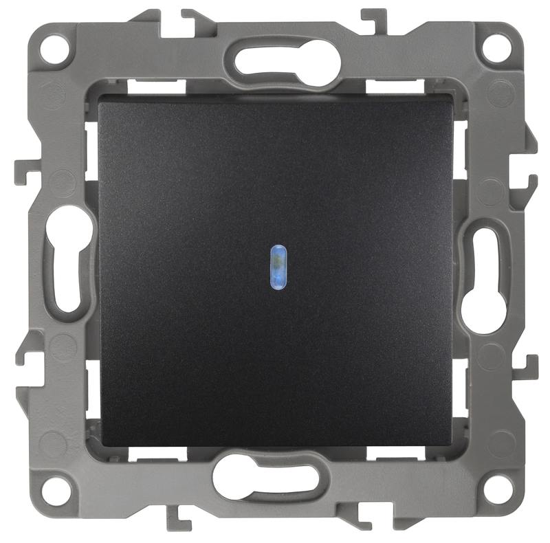 12-1102-05 ЭРА Выключатель с подсветкой 12-1102-05 ЭРА Выключатель с подсветкой