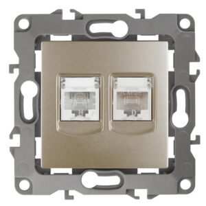 12-3109-04 ЭРА Розетка комбинированная RJ45+RJ11