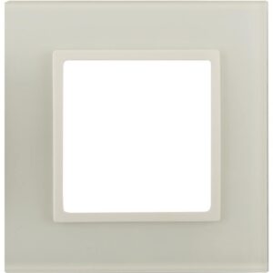 Рамка для розеток и выключателей ЭРА Elegance 14-5101-02 на 1 пост