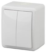 11-1404-01 ЭРА Выключатель двойной IP54