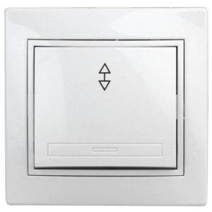 Переключатель Intro Plano 1-103-01 одноклавишный 10А-250В