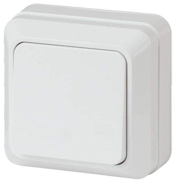 Выключатель Intro Quadro 2Э-101-01 одноклавишный 10А-250В