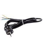 Шнур сетевой с вилкой ЭРА U-3x1-3m-B с заземлением 3м ПВС 3x1мм2 черный купить оптом недорого