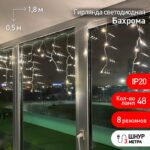ENIB-01B ЭРА Гирлянда LED Бахрома 1