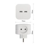 без заземл 10А (белый) купить оптом недорого