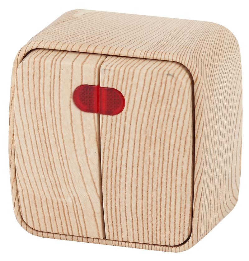 3-105-11 Intro Выключатель двойной с подсветкой 3-105-11 Intro Выключатель двойной с подсветкой