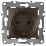 12-2102-13 ЭРА Розетка 2P+E Schuko со шторками