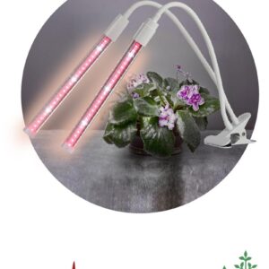 Светильник для растений на прищепке ЭРА FITO-20W-АLED-L полного спектра 12 Вт белый купить оптом недорого