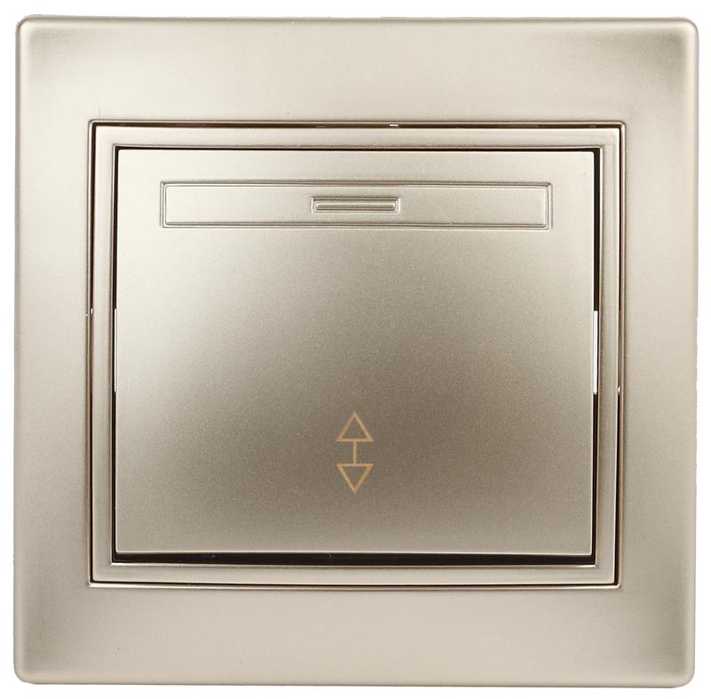 Переключатель Intro Plano 1-103-04 одноклавишный 10А-250В Переключатель Intro Plano 1-103-04 одноклавишный 10А-250В