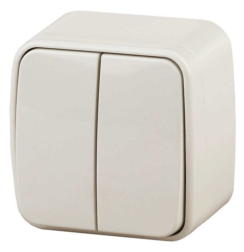 3-104-02 Intro Выключатель двойной 3-104-02 Intro Выключатель двойной