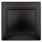 Выключатель Intro Plano 1-102-05 одноклавишный с подсветкой