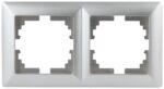 Рамка для розеток и выключателей Intro Solo 4-502-03 на 2 поста