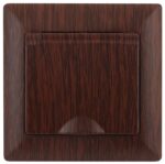 Розетка Intro Solo 4-203-10 с заземлением 2P+E Schuko с крышкой