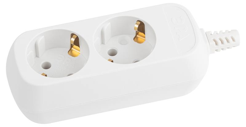 Колодка ЭРА KX-2e 2 розетки с зазeмлением оптом купить хорошая цена Колодка ЭРА KX-2e 2 розетки с зазeмлением купить оптом недорого