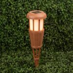 Светильник уличный ЭРА ERASF22-35 на солнечной батарее садовый Факел бамбук купить оптом недорого