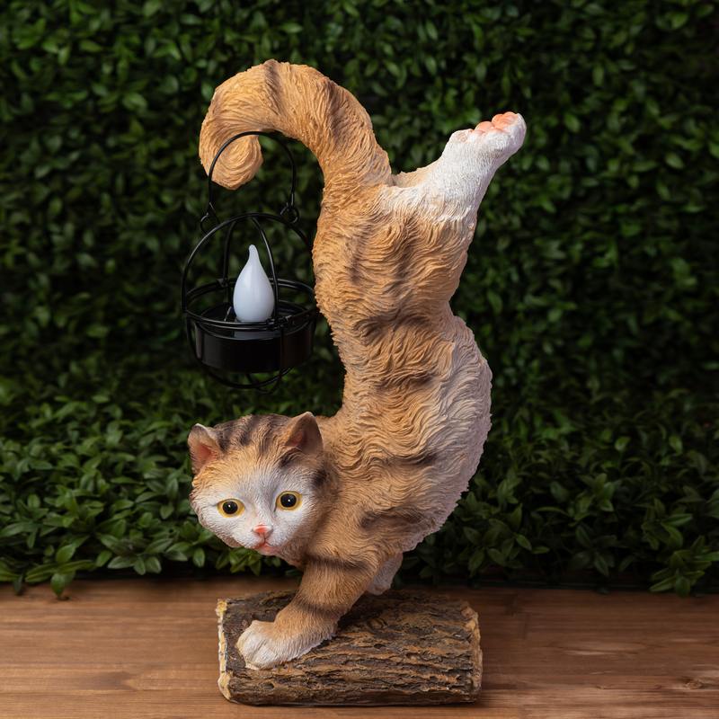 Светильник уличный ЭРА ERASF22-01 на солнечных батареях садовый Кот Акробат 37 см оптом купить хорошая цена Светильник уличный ЭРА ERASF22-01 на солнечных батареях садовый Кот Акробат 37 см купить оптом недорого