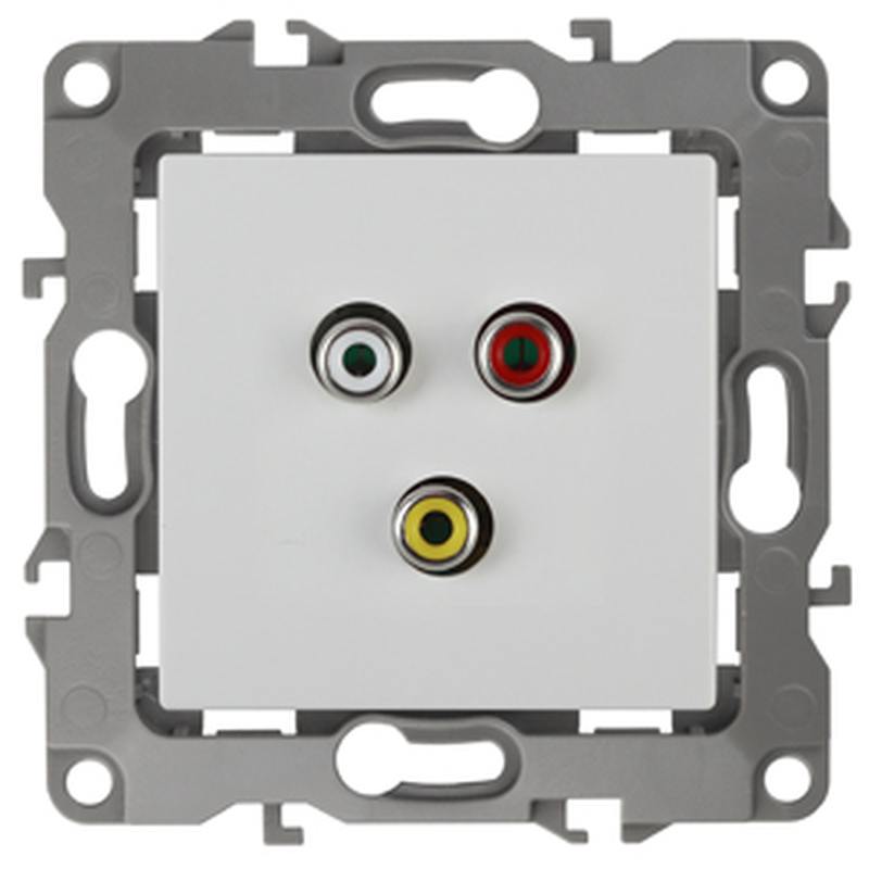 12-3113-01 ЭРА Розетка RCA 12-3113-01 ЭРА Розетка RCA