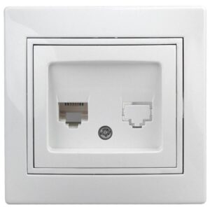 Розетка Intro Plano 1-302-01 телефонная RJ11