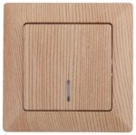 Выключатель Intro Solo 4-102-11 одноклавишный с подсветкой