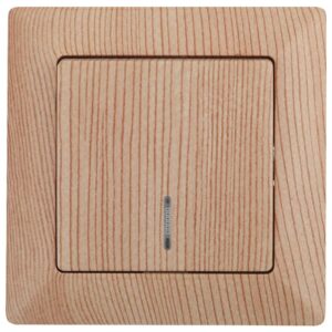 Выключатель Intro Solo 4-102-11 одноклавишный с подсветкой