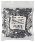 Наконечник-гильза НШВИ ЭРА NO-570-04 Е4009 4мм2 с изолированным фланцем серый упаковка 100 шт купить оптом недорого