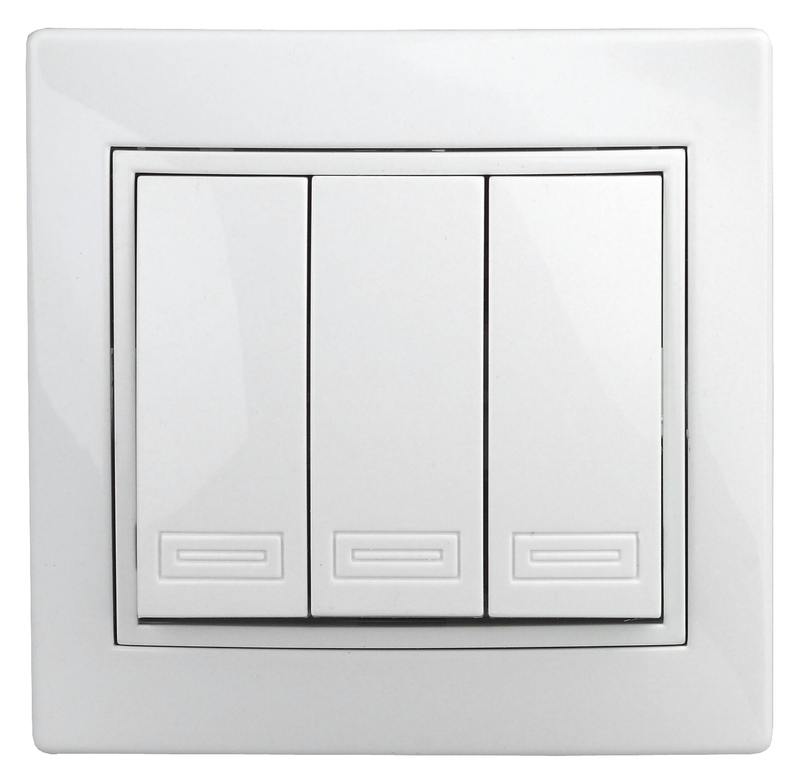 Выключатель Intro Plano 1-106-01 тройной Выключатель Intro Plano 1-106-01 тройной