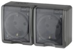 11-2403-03 ЭРА Розетка 2х2P+E IP54