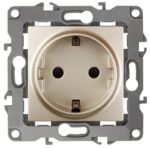 12-2101-04 ЭРА Розетка 2P+E Schuko