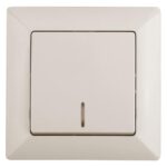 Выключатель Intro Solo 4-102-02 одноклавишный с подсветкой